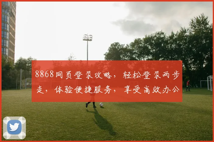 8868网页登录攻略，轻松登录两步走，体验便捷服务，享受高效办公